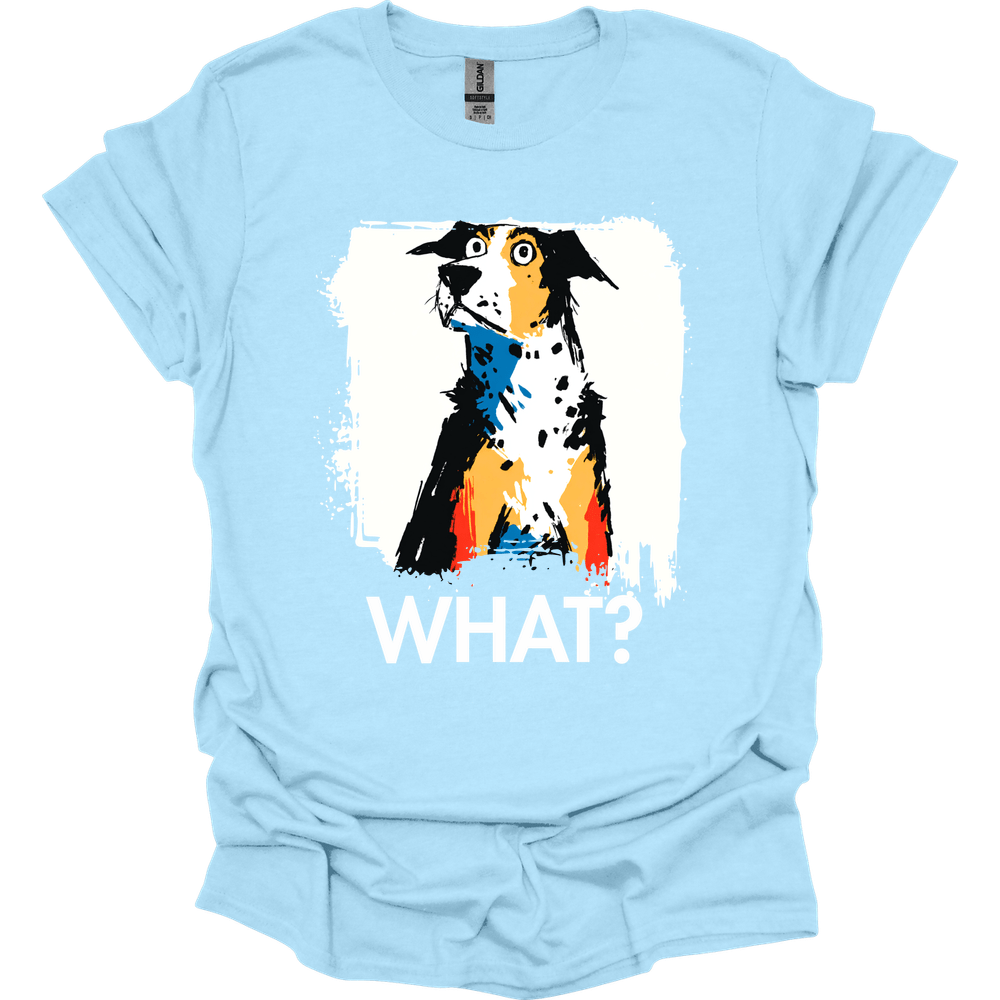 Catahoula Leopard Dog - What Dog T-Shirt - Light Blue