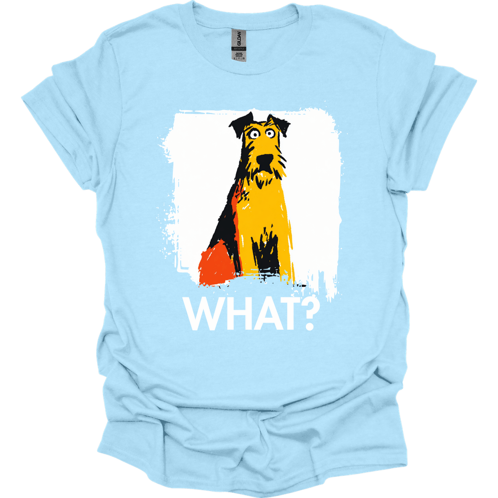 Irish Terrier - What Dog T-Shirt - Light Blue