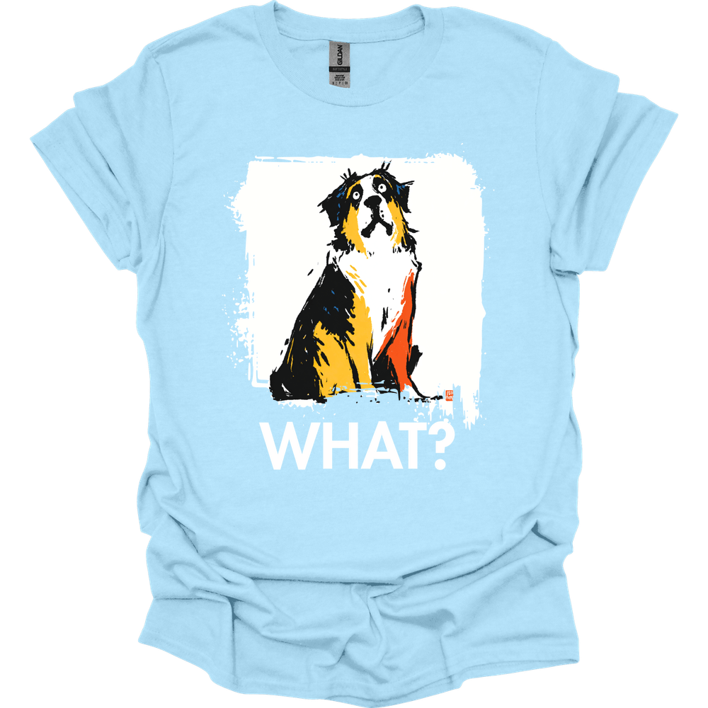 Saint Bernard - What Dog T-Shirt - Light Blue