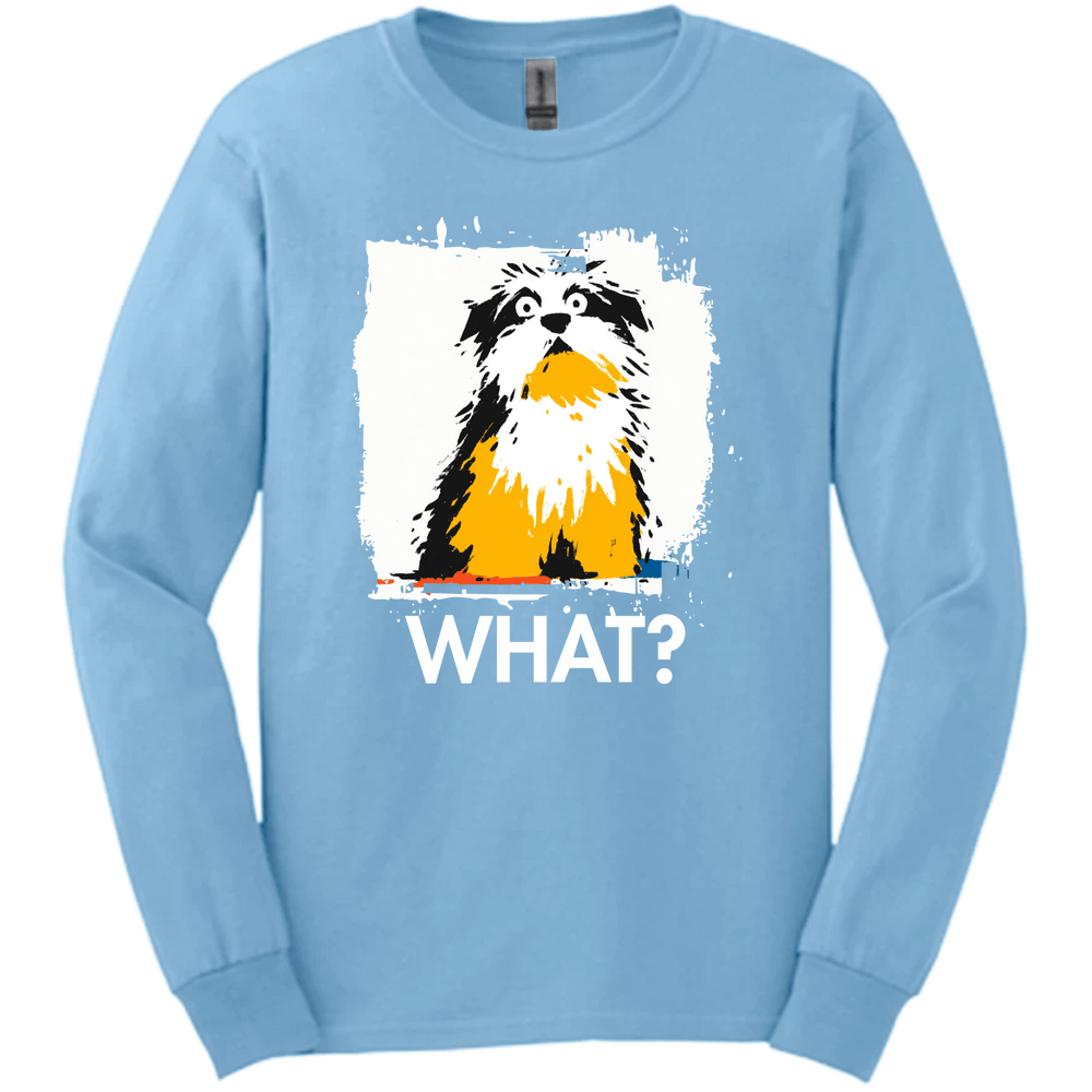 Havanese - What Dog Long Sleeve Tee - Light Blue