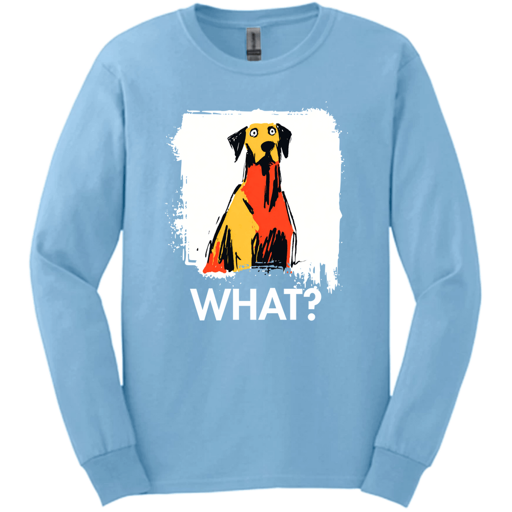 Vizsla - What Dog Long Sleeve Tee - Light Blue