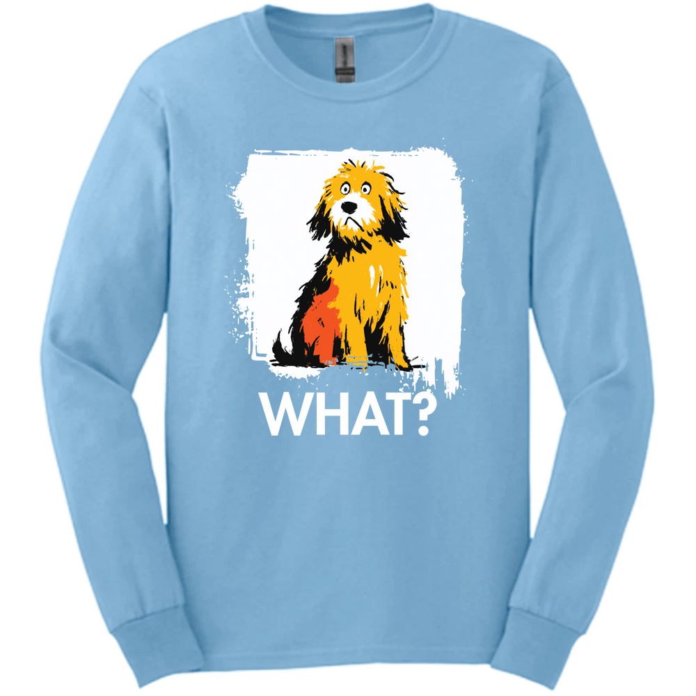 Cockapoo - What Dog Long Sleeve Tee - Light Blue