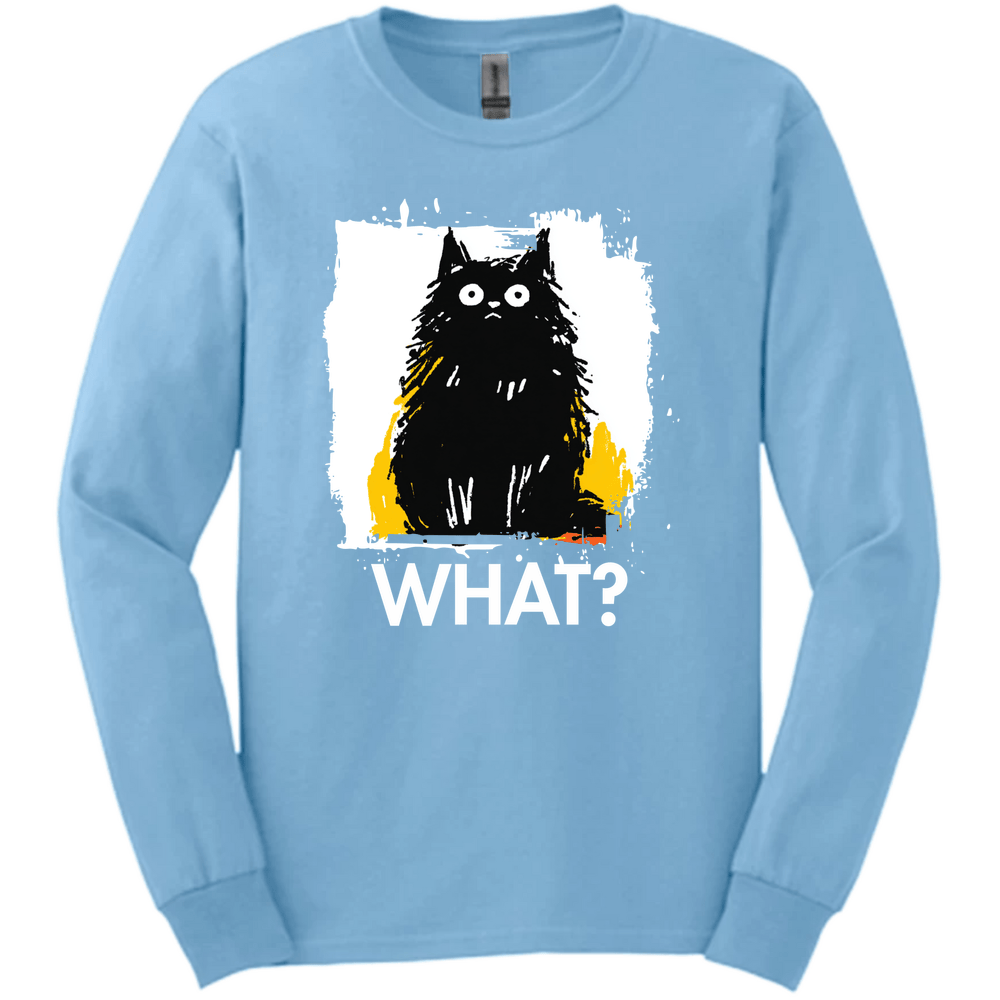 Schipperke - What Dog Long Sleeve Tee - Light Blue