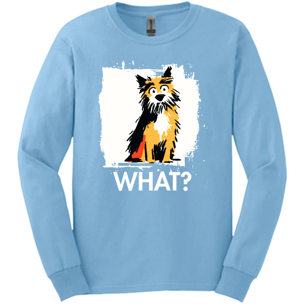 Cairns Terrier - What Dog Long Sleeve Tee - Light Blue