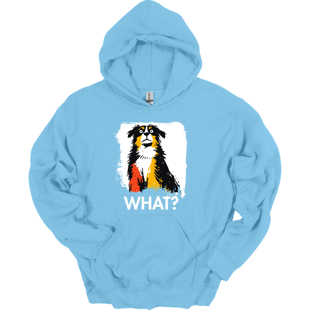 Bernese Mountain Dog - What Dog Hoodie - Light Blue