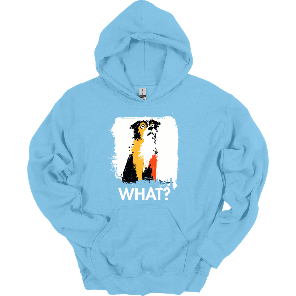 Brittany - What Dog Hoodie - Light Blue