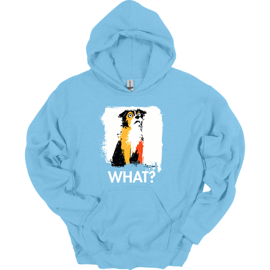 Brittany - What Dog Hoodie - Light Blue