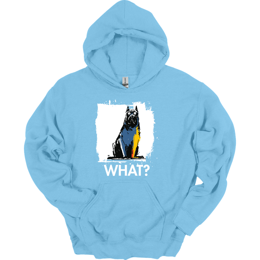 Cane Corso - What Dog Hoodie - Light Blue
