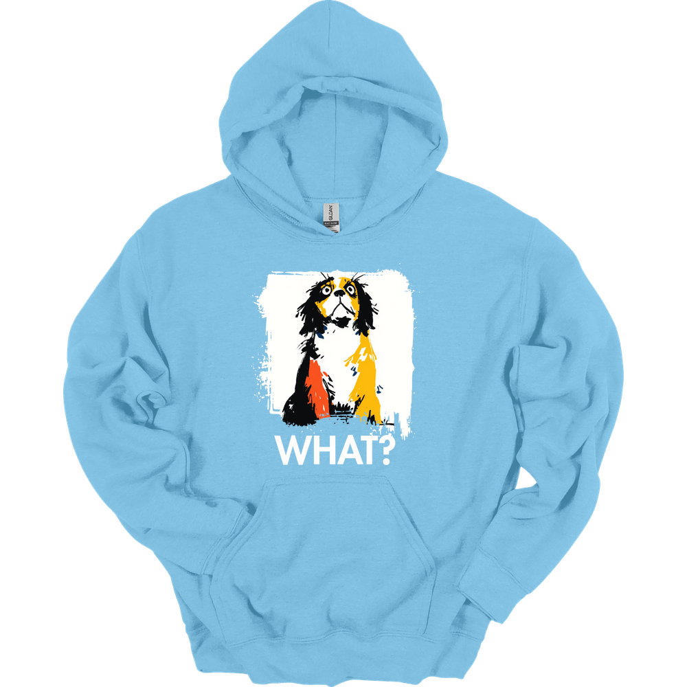 Cavalier King Charles Spaniel - What Dog Hoodie - Light Blue