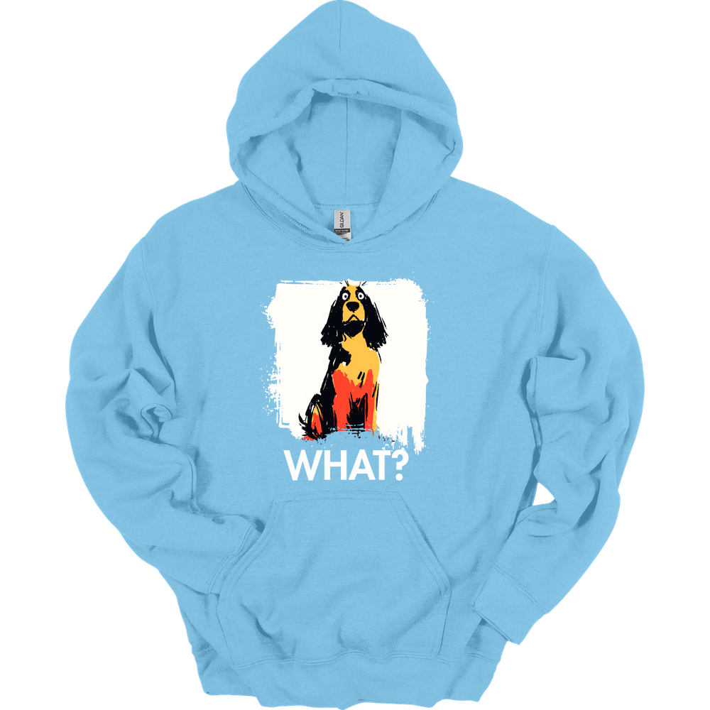 Cocker Spaniel - What Dog Hoodie - Light Blue