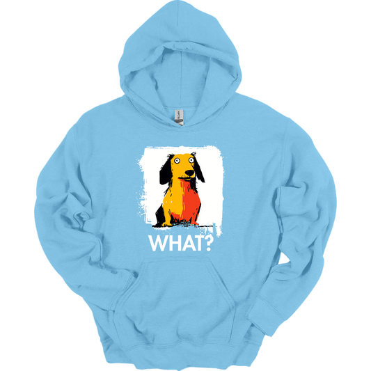 Dachshund - What Dog Hoodie - Light Blue