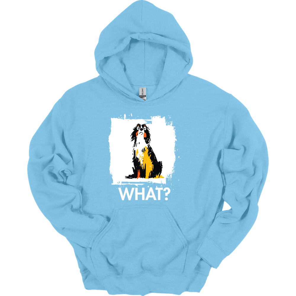 English Springer Spaniel - What Dog Hoodie - Light Blue