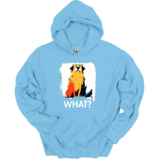 Golden Retriever - What Dog Hoodie - Light Blue