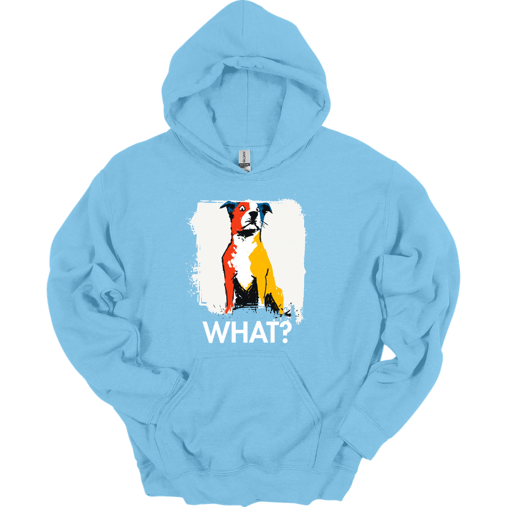 Pitbull - What Dog Hoodie - Light Blue