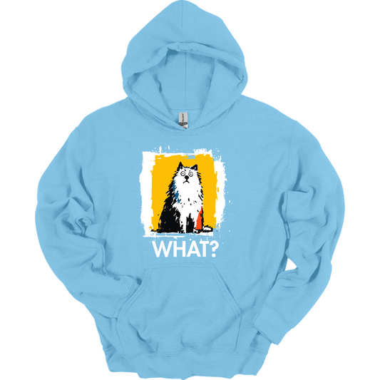 Samoyed - What Dog Hoodie - Light Blue