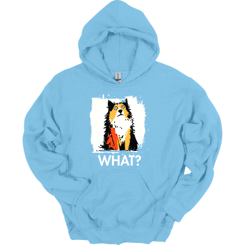 Shetland Sheepdog - What Dog Hoodie - Light Blue