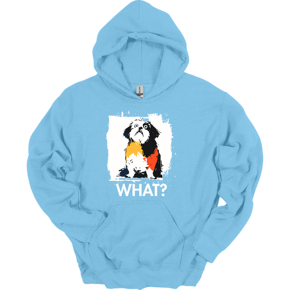 Shih Tzu - What Dog Hoodie - Light Blue