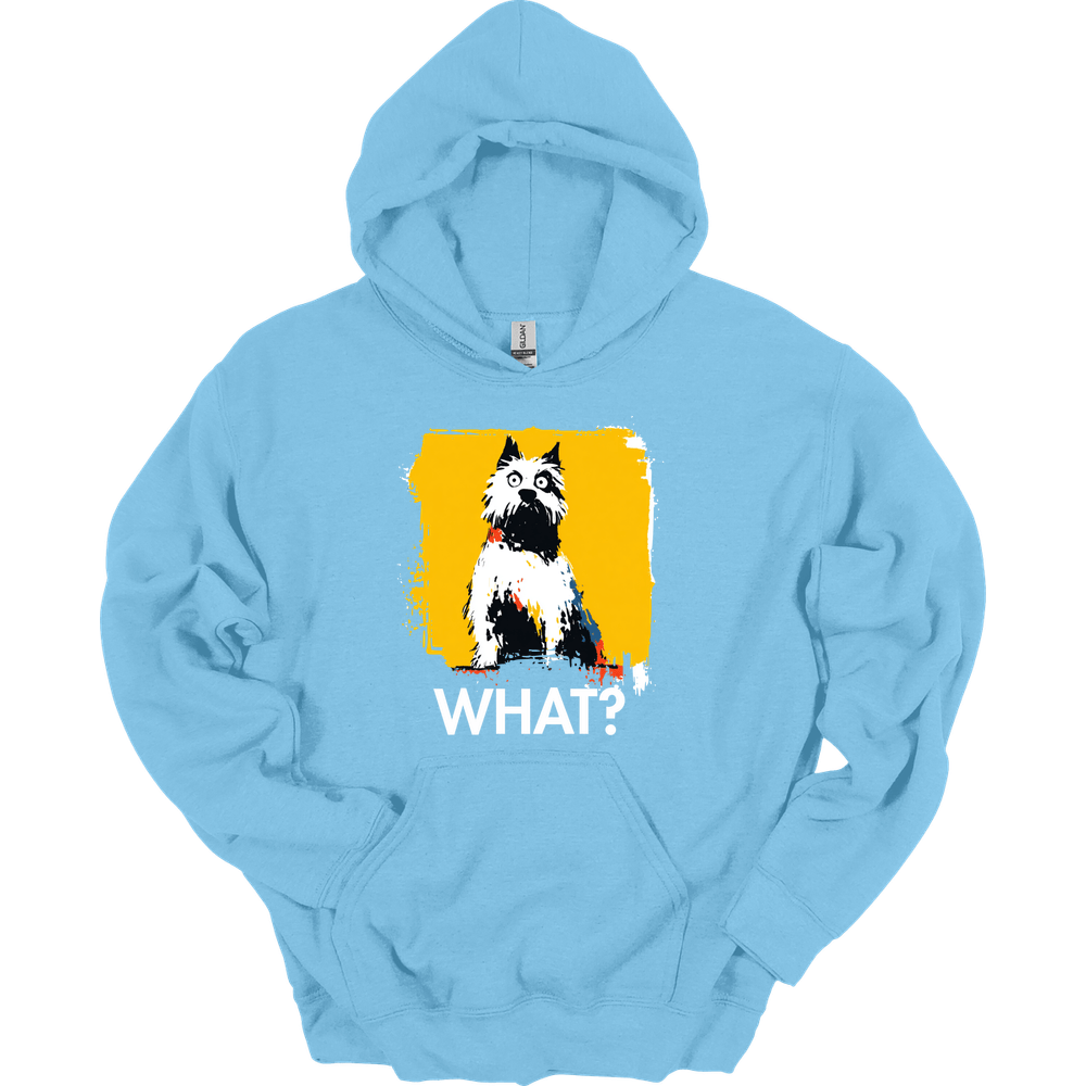 West Highland White Terrier - What Dog Hoodie - Light Blue