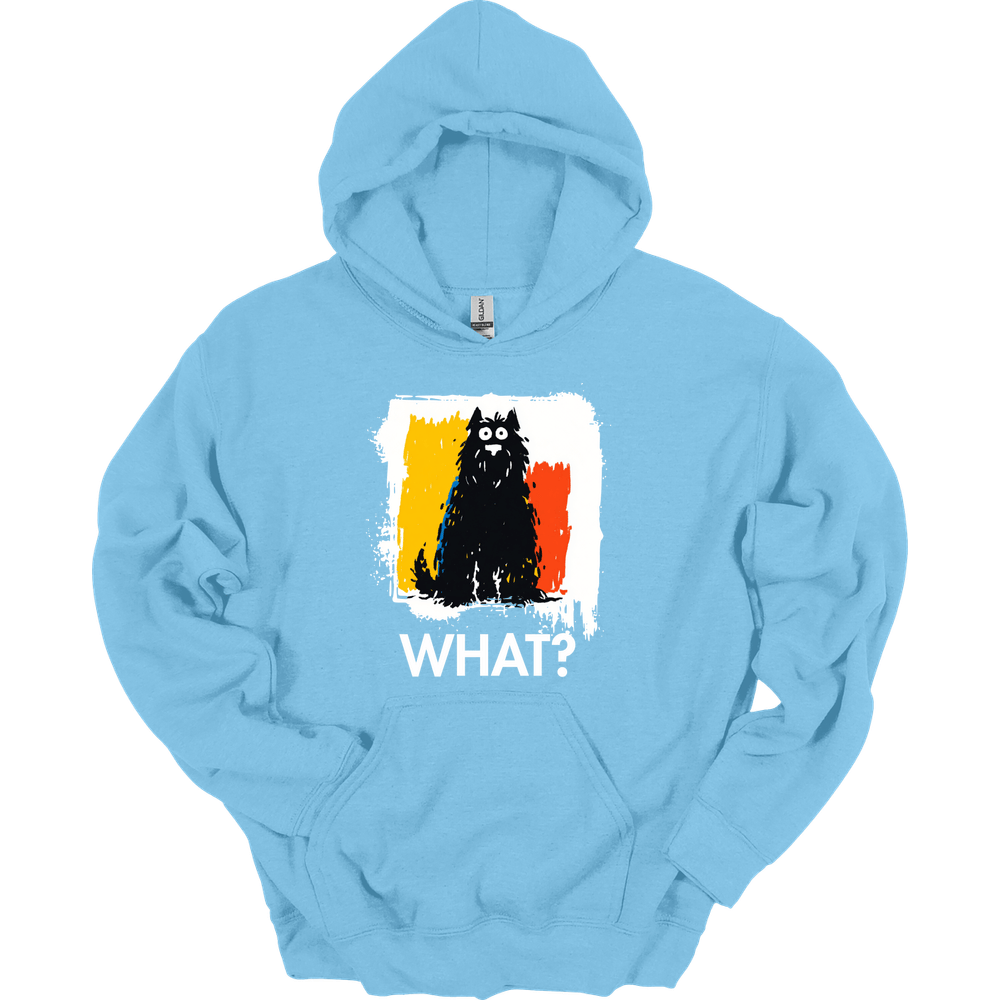 Bouvier Des Flanders - What Dog Hoodie - Light Blue