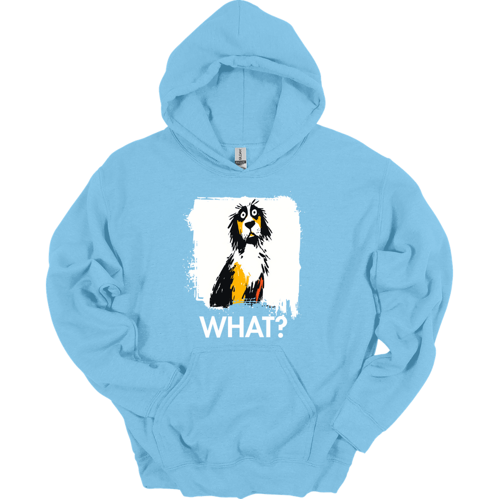 English Setter - What Dog Hoodie - Light Blue