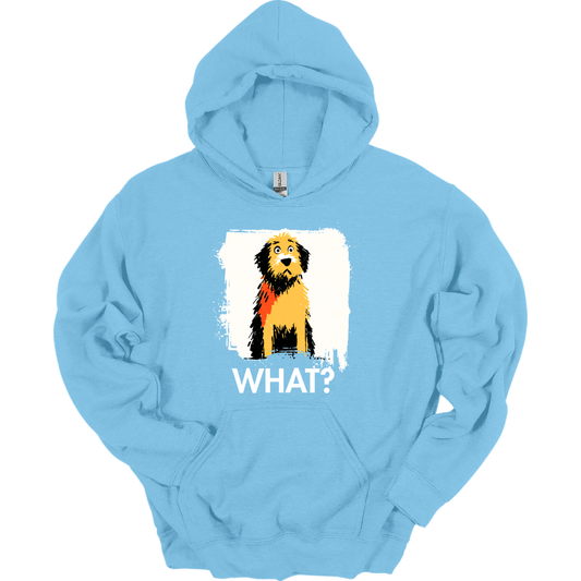 Labradoodle - What Dog Hoodie - Light Blue