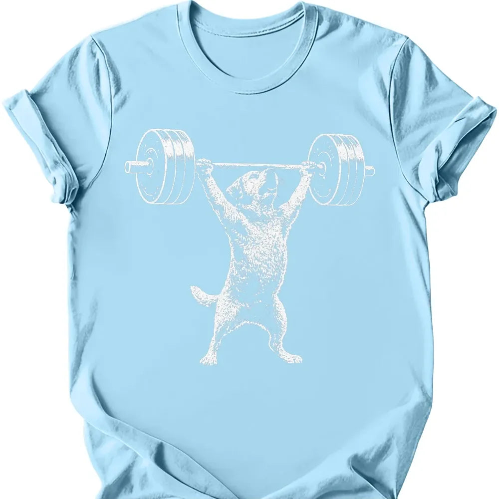 Strong Dog T-Shirt - Light Blue