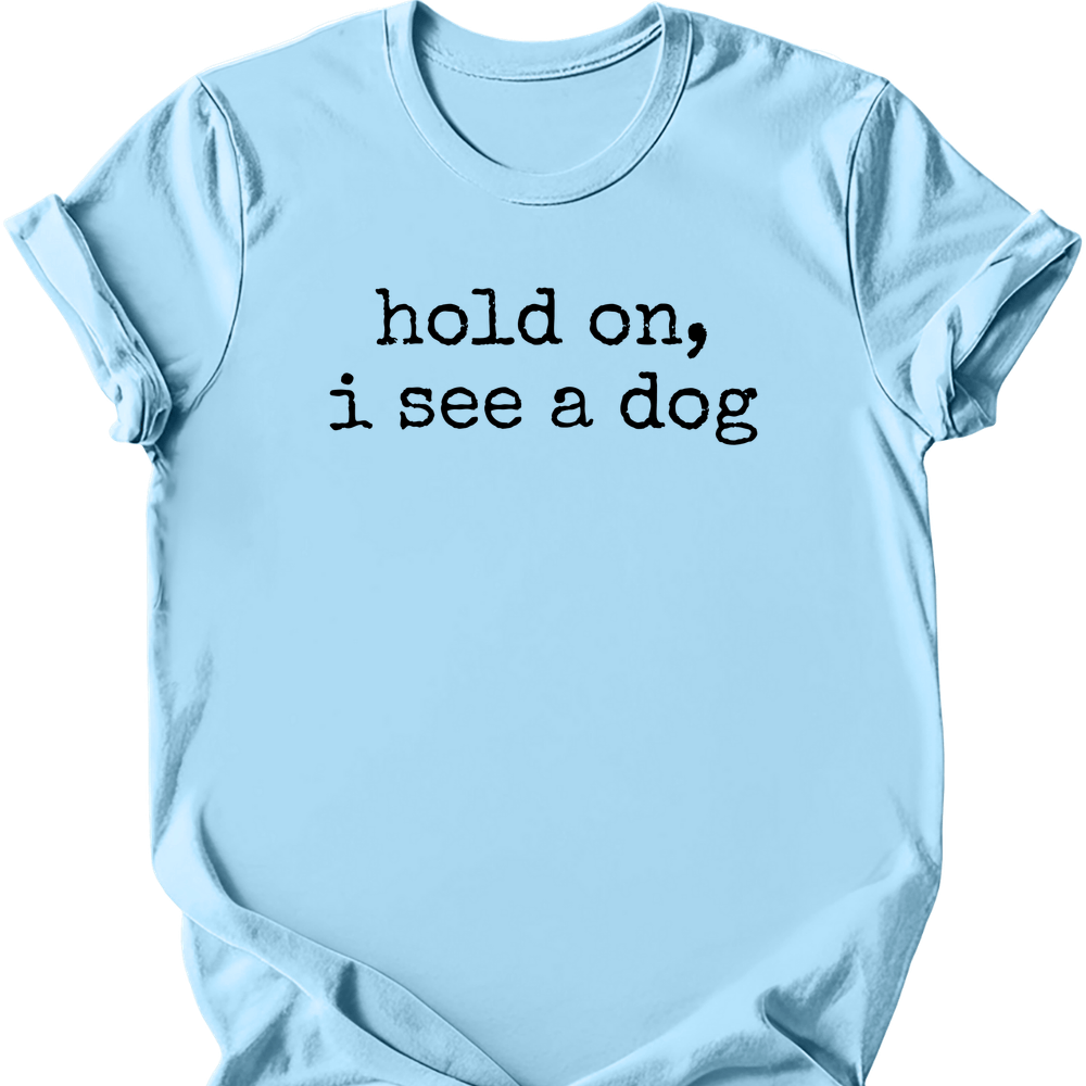 Hold On T-Shirt - Light Blue