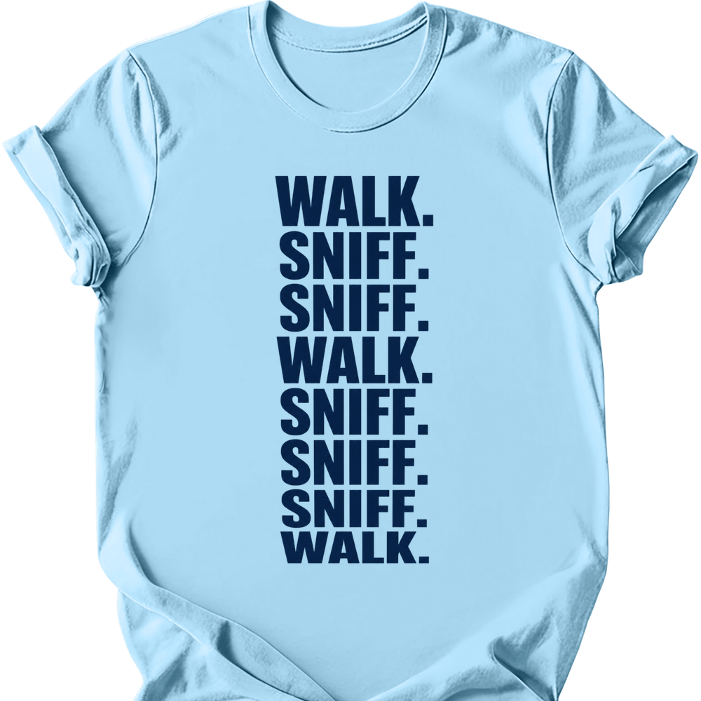 Walk Sniff T-Shirt - Light Blue