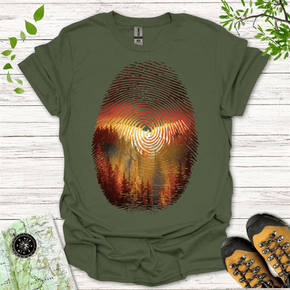 Forest Fingerprint T-Shirt