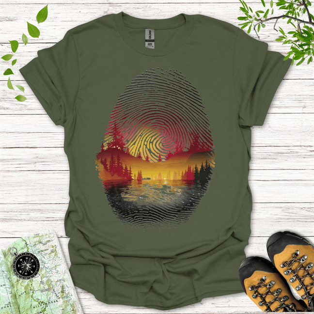 Lakeside Fingerprint T-Shirt