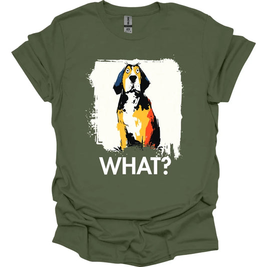 Bracco Italiano - What Dog T-Shirt - Military Green