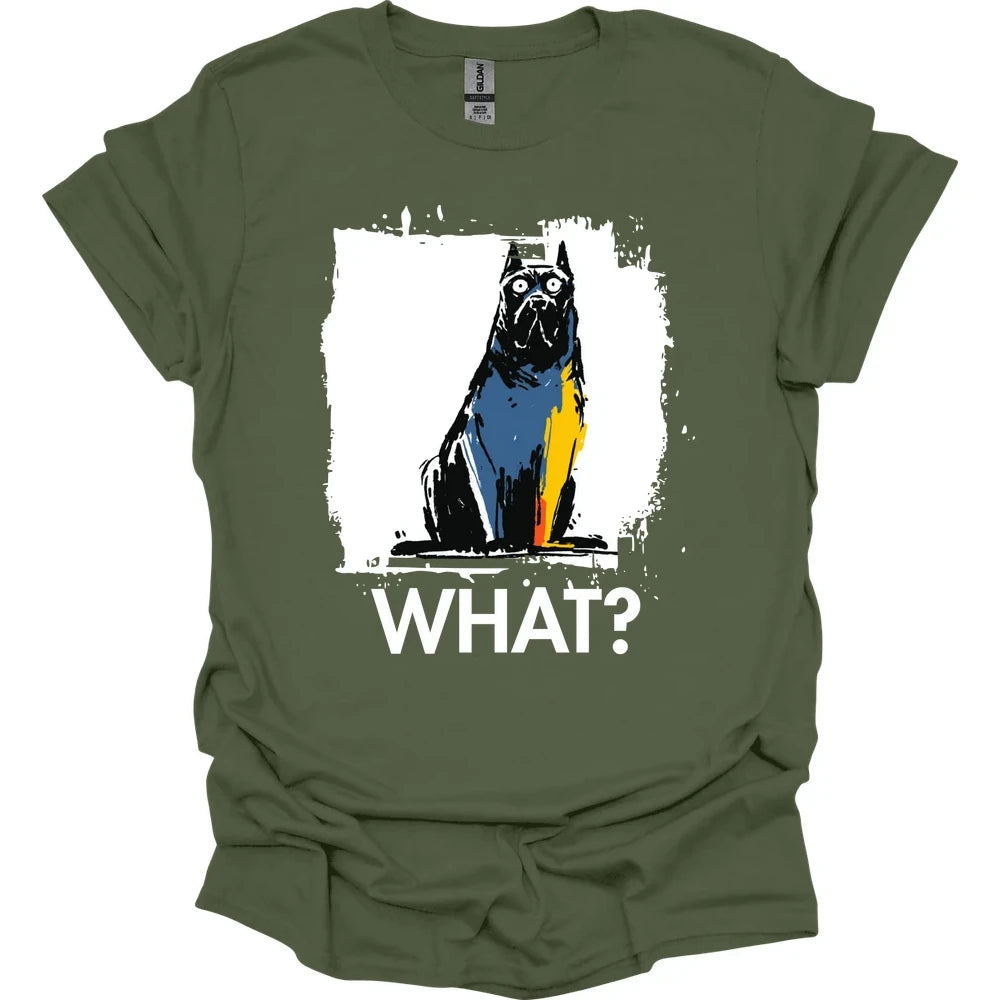 Cane Corso - What Dog T-Shirt - Military Green