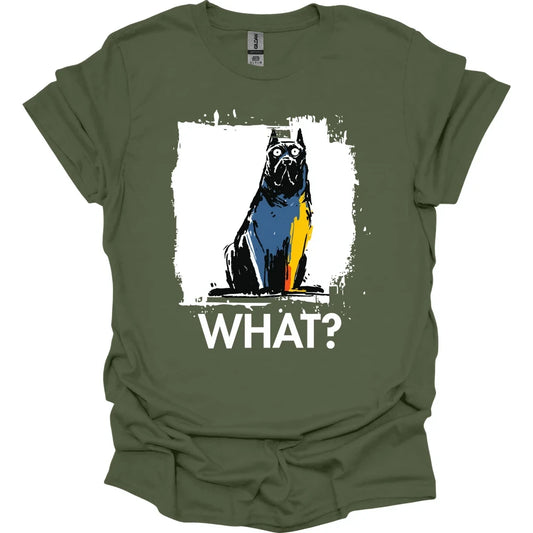 Cane Corso - What Dog T-Shirt - Military Green