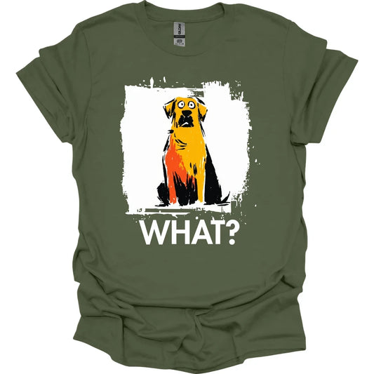 Labrador - What Dog T-Shirt - Military Green