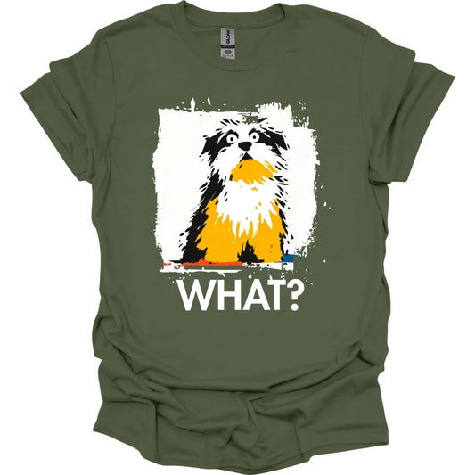 Havanese - What Dog T-Shirt - Military Green
