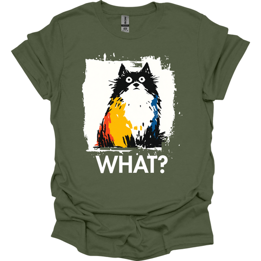 Keeshond - What Dog T-Shirt - Military Green