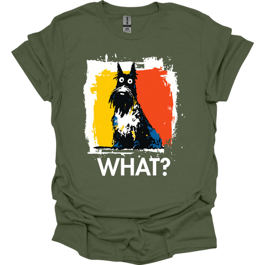 Scottish Terrier - What Dog T-Shirt - Military Green