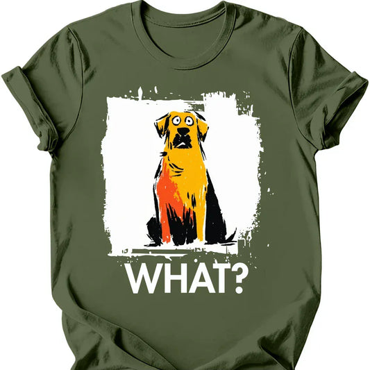 Labrador - What Dog T-Shirt - Military Green