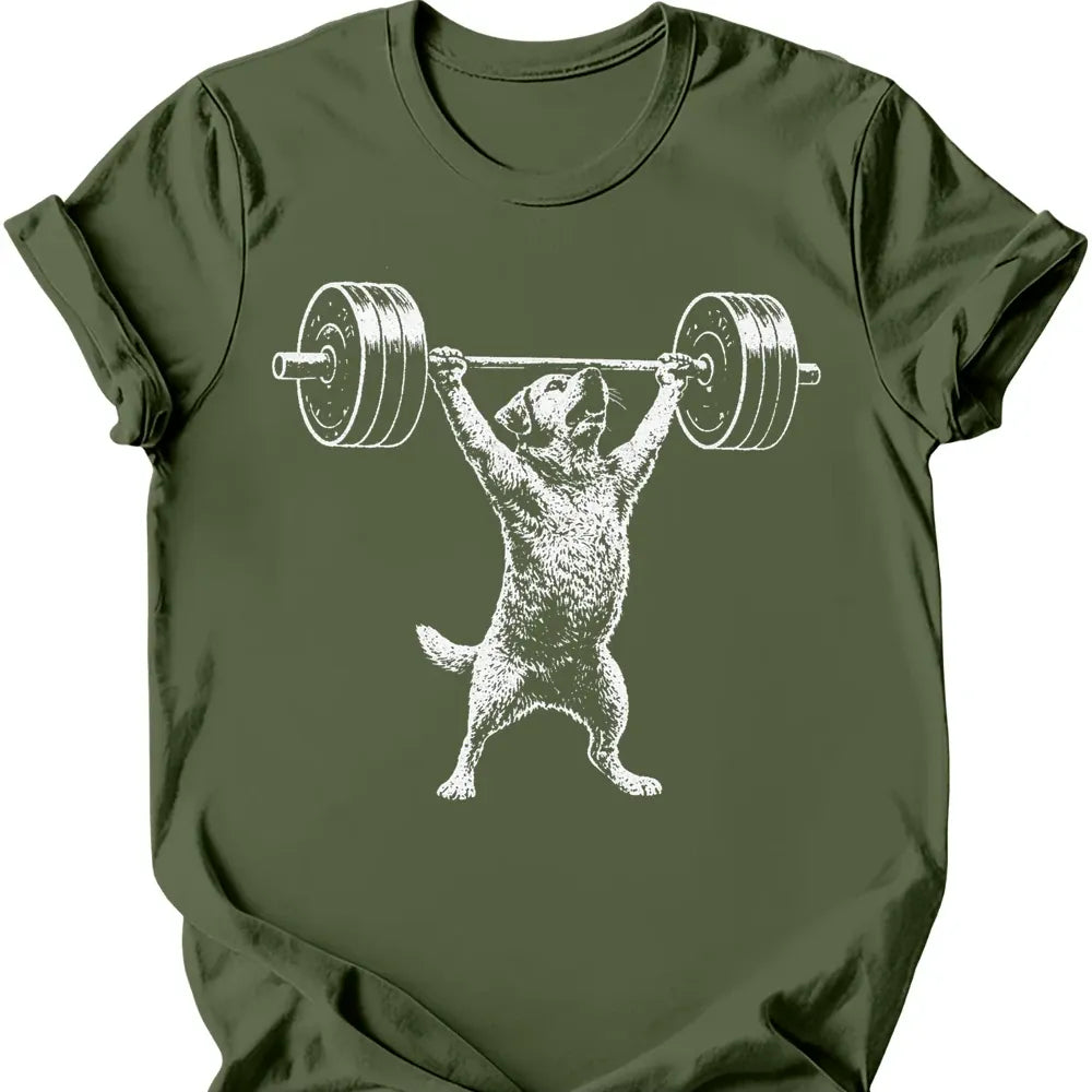 Strong Dog T-Shirt - Military Green