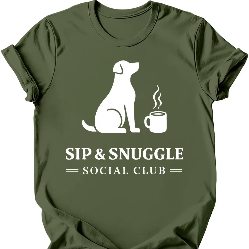 Social Club T-Shirt - Military Green