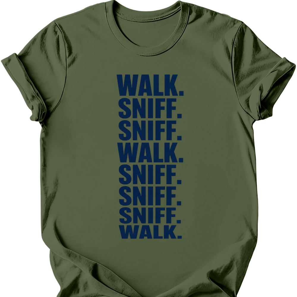 Walk Sniff T-Shirt - Military Green