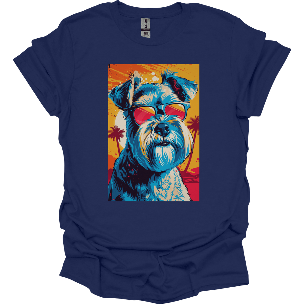Kerry Blue Terrier - Summer Dog T-Shirt - Navy