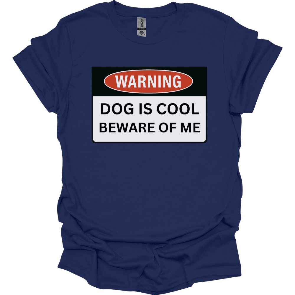 Warning T-Shirt - Navy