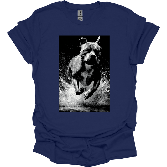 Cane Corso - Puddle Dog T-Shirt - Navy