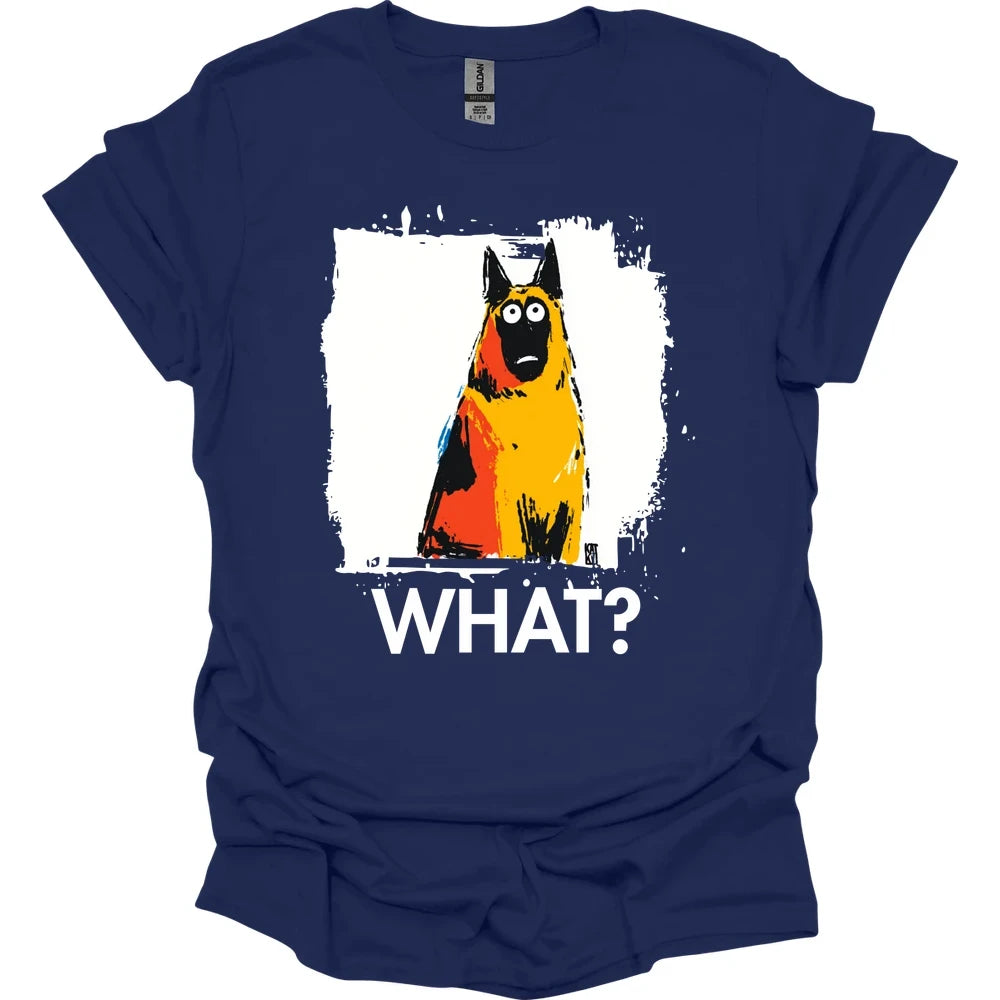 Belgian Malinois - What Dog T-Shirt - Navy