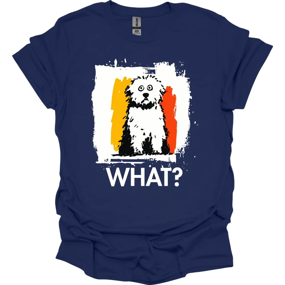 Bichon Frise - What Dog T-Shirt - Navy