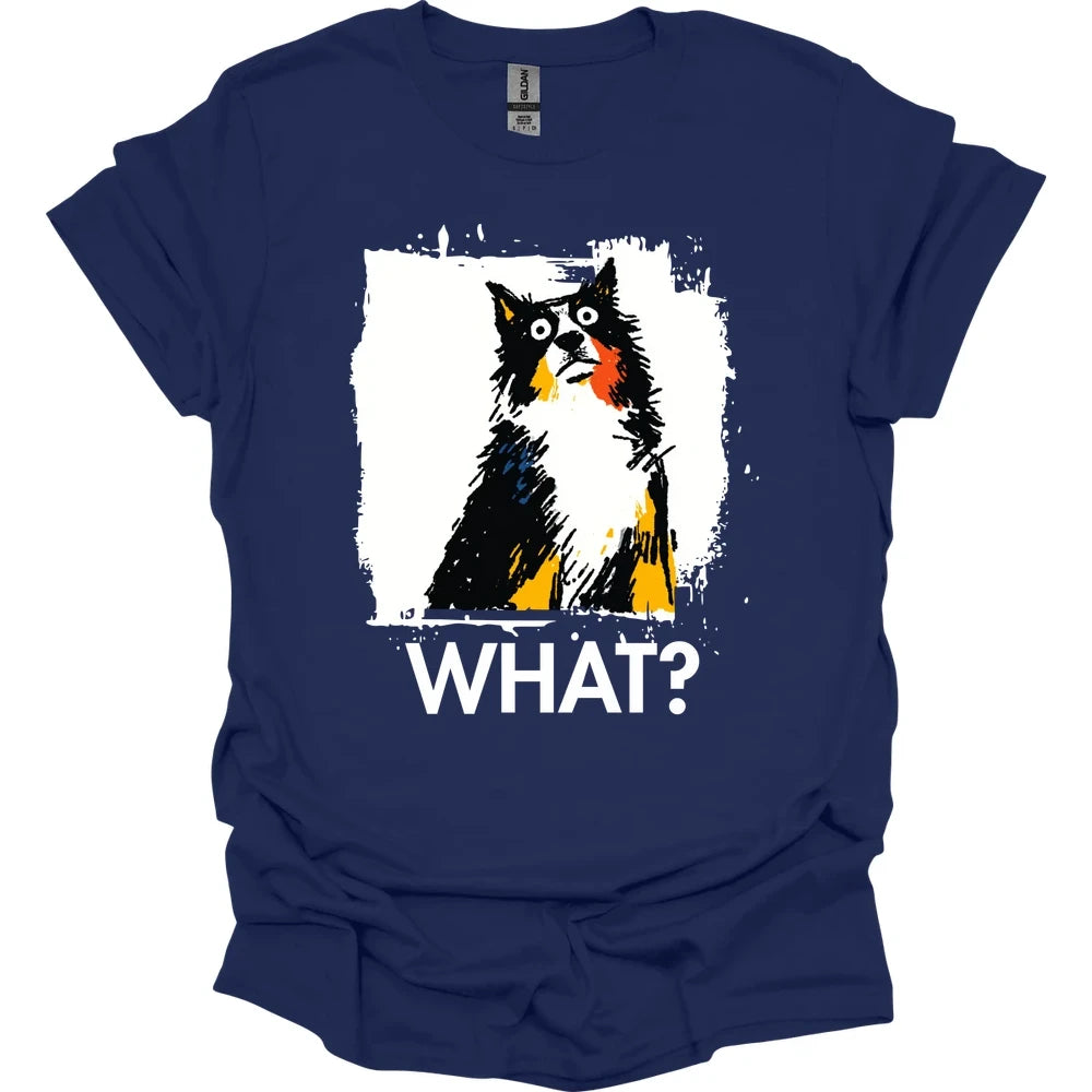 Border Collie - What Dog T-Shirt - Navy