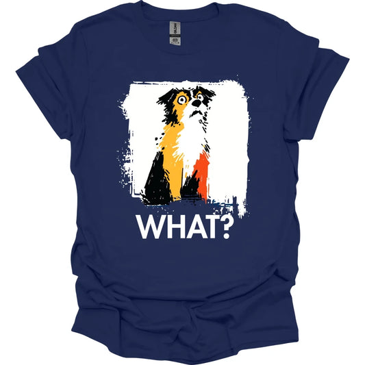 Brittany - What Dog T-Shirt - Navy