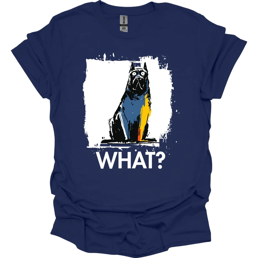 Cane Corso - What Dog T-Shirt - Navy