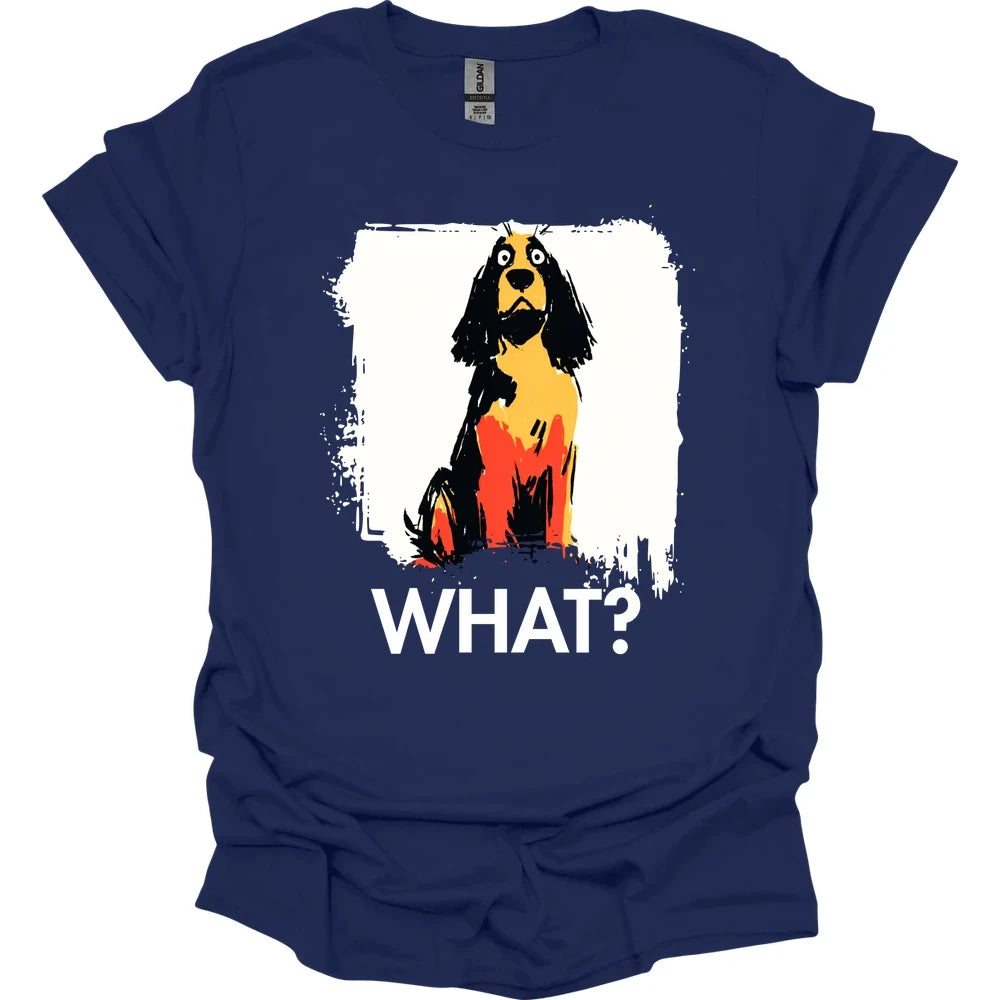 Cocker Spaniel - What Dog T-Shirt - Navy